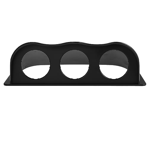 Support manomètre 52mm à 3 trous en ABS résistant aux reflets de console