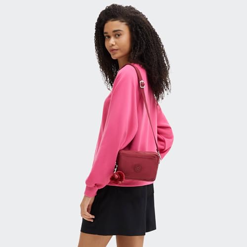 Image of Kipling Women's Abanu Medium Crossbody Bag, Lightweight, Adjustable Nylon Waist Pack with Multi-Compartment Zip Pockets