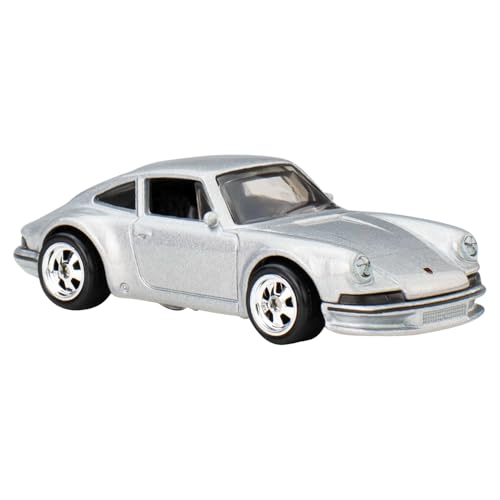 Hot Wheels Porsche 911 1:64 Metal Plateado miniatura 1