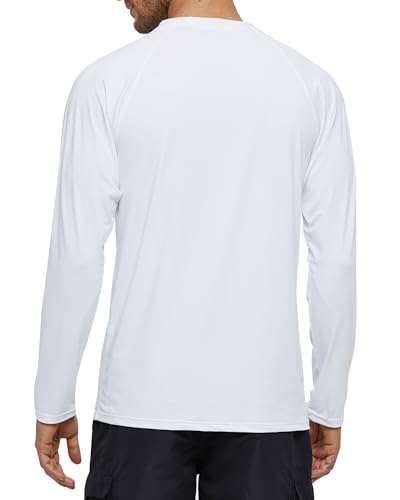 Arcweg Rash Guard Men Swim Shirt Long Sleeves Diving Rash Vest Fit Top T-Shirt2
