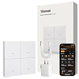 YEISMOOI Smart Switch Hub, Compatible with Yeismooi Lights, Thread Border Router + Smart Button, Remote/Local Control, Work with Alexa, Google Assistant, App-Based Automation, Wider Range and Stable