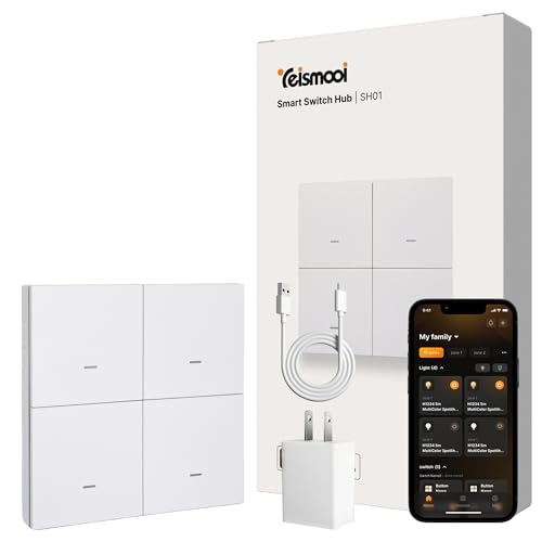 YEISMOOI Smart Switch Hub, Compatible with Yeismooi Lights, Thread Border
