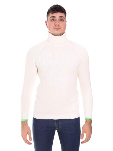 Col roulé homme blanc Gabardine Krk2021d haut de gamme