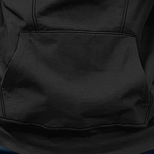 GOFULY Quarter Zip Hoodies For Men Tall Fleece Tactical Sweatshirts Lightweight Hooded Fall Streetwear Pullover With Pockets4