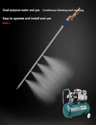 Car Radiator Cleaning Tool - 46in Pressure Washer Wand, Dual-Use Cleaner for Cars & Trucks, Efficient Water Tank Cleaning Accessory, Ideal for Home Use