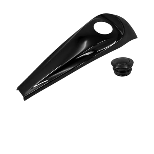 Couvercle de réservoir console moto pour Harley Davidson Touring Street Glide 2008-2023 Noir