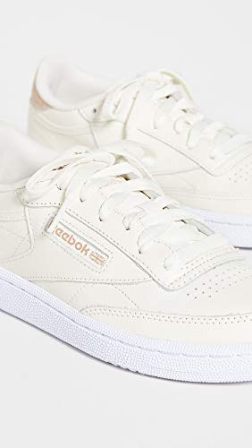 Image of Reebok womens Club C Sneaker, Chalk /Golden Bronze White, 6 US