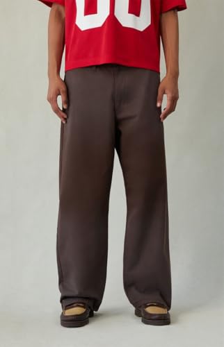 PacSun Men's Chino Pants Baggy Brown Pigment3