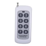 Telecomando wireless, trasmettitore RF 433 MHz, 1000 m, ad alta potenza, 8 pulsanti, interruttore di controllo remoto 433M 1527 per cancello porta del garage