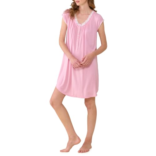 Image of Eileen West Womens Modal Jersey Knit Collection Nightgowns - Soft, Lightweight & Breathable Sleepwear & Loungewear for Women