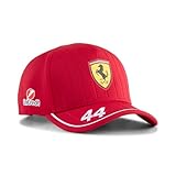 PUMA Mens Scuderia Ferrari Replica Hamilton Baseball Cap Casual - Red
