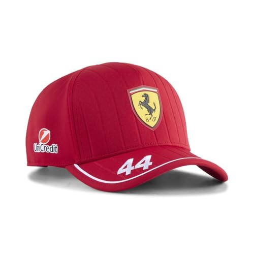 PUMA Mens Scuderia Ferrari Replica Hamilton Baseball Cap Casual - Red