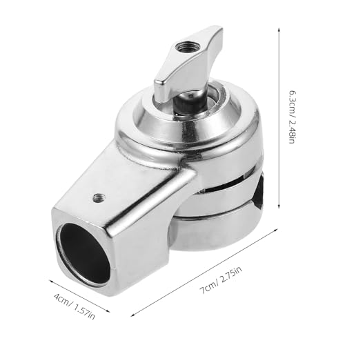 Clamp para platillo de batería acero plateado miniatura 2
