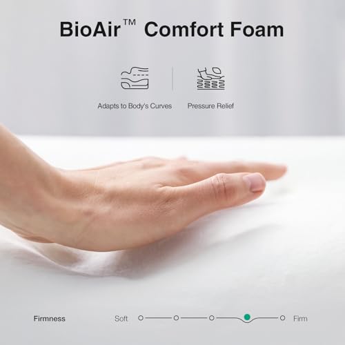 Image of Novilla 8 Inch Twin XL Foam and Spring Hybrid Mattress, Medium Support|Twin Mattress in a Box, CertiPUR-US Certified Foam with Steel Coils, Guest Room & Teen Bedroom, Durable & Eco-Friendly
