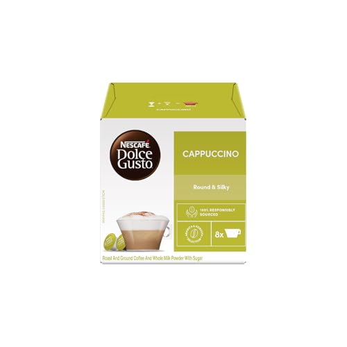 Nescafe Dolce Gusto Cappuccino Coffee Pods/ Coffee Capsules 8 Servings