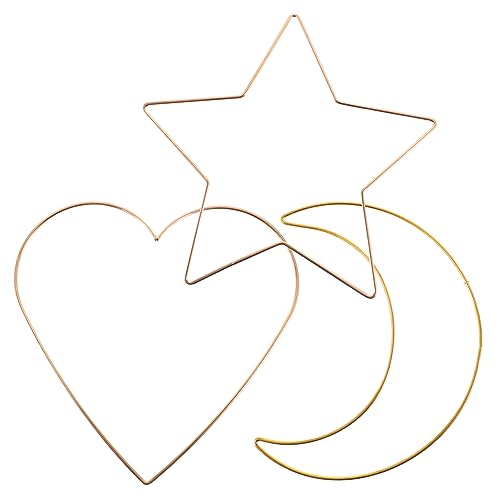 3Pcs Metal Dream Catcher Rings for DIY Crafts Hoops for Macrame Floral Wreaths and Home Decor for Creative Projects and Unique Decorations