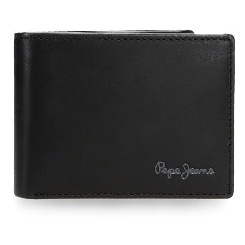Portefeuille Pepe Jeans Luton compact avec fentes cartes et porte-monnaie