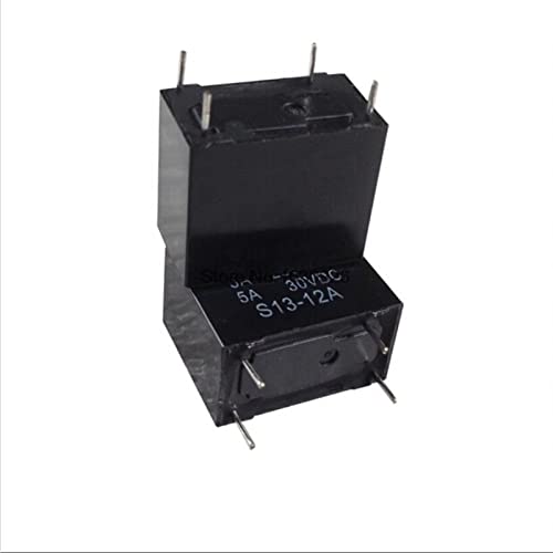 Lote de 5 unidades de relé electromecánico JZC-32F-005-HS3 5V de 4 pines para placas de circuito