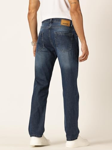 Image of Thomas Scott Men Mid Rise Clean Look Relaxed Fit Jeans