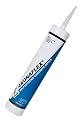 Akonaflex Self-Leveling Concrete Repair - Crack Filler Caulk, Gray, Fast Setting, Great for Driveways, Sidewalks, Seals Joints, Self-Leveling Technology (10 Ounce, 1)