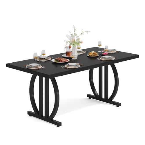 LITTLE TREE Modern Dining Table for 4-6 People, 63