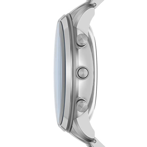 Fossil Neutra Gen 6 Hybrid 44Mm Stainless Steel Smart Watch, Color: Silver (Model: Ftw7072) #TOP2