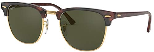 Ray-Ban RB3016F Sunglasses Bundle: RB 3016F CLUBMASTER W0366 Mock Tortoise On Arista Asian fit and Eyewear Cleaning Kit