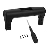 HEMOTON Asa de Equipaje Telescópica Negra Mediana, Pieza de Repuesto Atornillada para Maletas con Mecanismo Extensible, Empuñadura Resistente para Reparación y Uso en Viajes