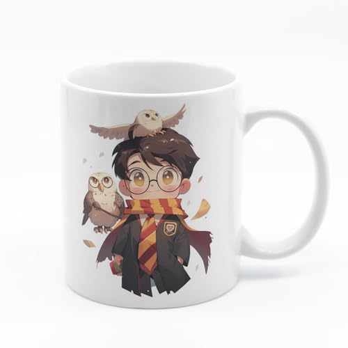 Image of Half Engineer Gifts - HE Herry Potter Theme Ceramic Mug 325ml with Fridge Magnet | Birthday Return Gift for Friends Kids Brother Sister | Rakhi, Diwali, Christmas, New Year | Home Office Coffee Mug