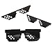 Greatangle Creative Mosaic Pixel Glasses Gafas de sol Gafas de sol de...