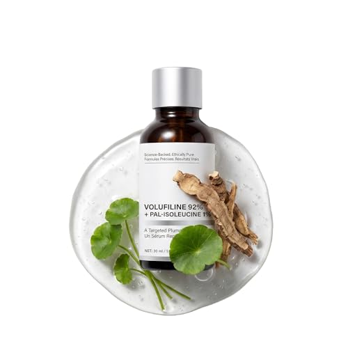 YLtremker Volufiline 92% Serum with 1% Pal-Isoleucine Skin Plumping & Firming Face Ampoule Skin Elasticity Booster for Under Eye Hollow Cheeks & Fine Lines Lightweight Hydrating Serum 30ml