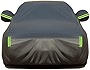 GDFHOMER Waterproof Car Cover Compatible with Cadillac CT4/ CT4-V/ CT4-V BLACKWING 2022 4-Door Sedan, Tarpaulin All Weather Full Exterior for Outdoor and Indoor, Black/Silver, Black_cotton Lining