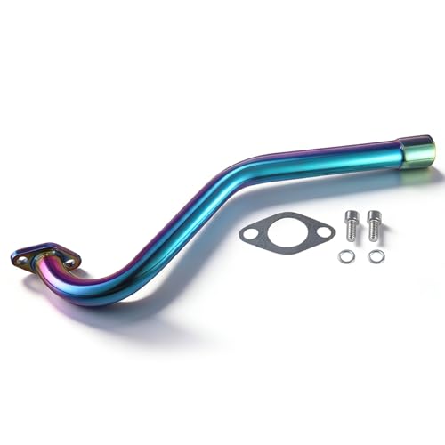 Image of Color Central long Exhaust Pipe For Coleman CT100U FRP GMB100 Predator 79cc 98cc 3HP Engine Mini Bike