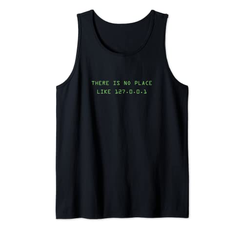 Funny Computer IP Home Localhost IT Geeky Novelty Tank Top