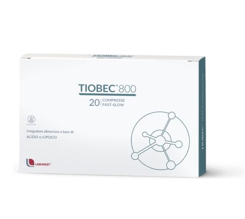 Laborest | Tiobec 800 | 20 compresse di 1.7g | Acido tiottico | Acido a-lipoico