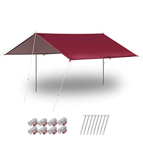 FIELDOOR 」レクタ タープ435cm×500cm レビュー | ノッポのブログ