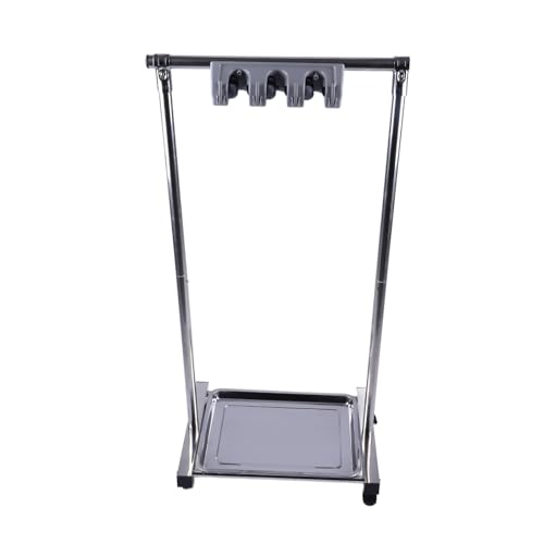 Support de vadrouille et de balai Srliya 3 emplacements en acier - 5