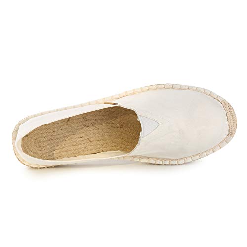 Alexis Leroy Women's Flat Espadrilles Canvas Shoes Slip on Espadrilles