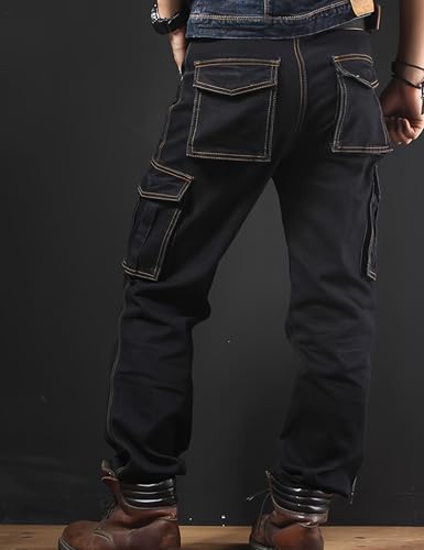 Yeokou Men's Drop Crotch Straight