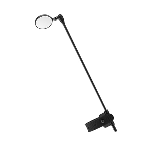 QIEIEI Bicycles Glass Bike Rearview Glass Adjustable Helmet Rearview Glass 360 Degree Rotatable Secure Rear Views Glass