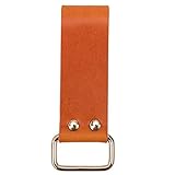 Tcrogsciss Brown Leather Tape Measure Holder Blet Clip Tool Pouch