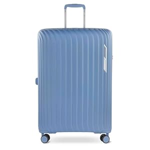 bugatti Hera Hartschalen-Koffer L mit 4-Rollen, Leichter Reise-Koffer aus PP Light in Denim