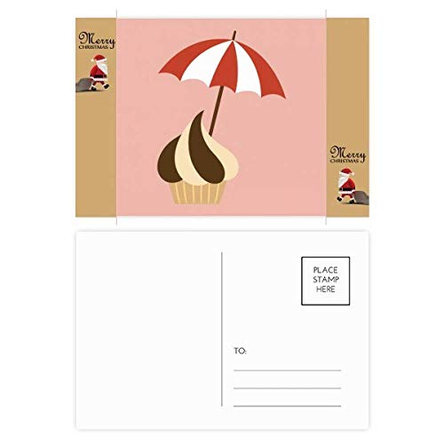Carte postale pare-soleil Père Noël lot de 20 protège et remercie