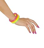 Panelize 80er Jahre Set Neon Armband Schmuck 4er Set super Farben neonfarben
