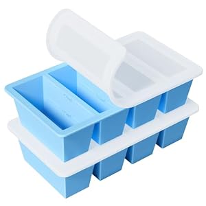 GGOW Silikon Eiswürfelform mit Deckel 2er Set