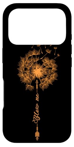 Dandelion Wildflower �^���|�| �K�[�f�� �u���[�Y ���C���{�[�t�����[ �X�}�z�P�[�X iPhone 17 Pro �p