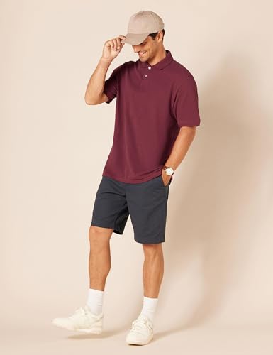 Image of Amazon Essentials Men's Regular-Fit Short Sleeve Cotton Pique Polo Shirt (Available in Big & Tall)