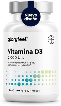 Vitamin D3 2000IU - 400 Tablets (+1 Year) - Vitamin D Cholecalcif...