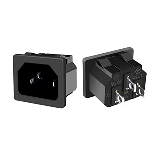 Fiche femelle IEC C13 3pin connecteur électrique reconstructible 10A 250V robuste