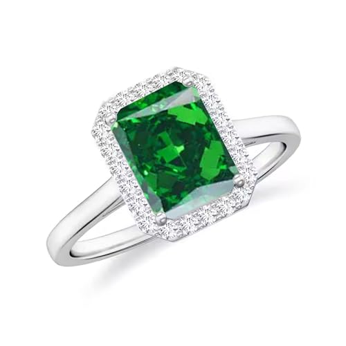 1-3 Carat Emerald Cut Gemstone and Moissanite Ring for Women S925 Sterling Silver/10K/14K/18K Gold Ring for Women Engagement Ring Personalized Jewelry Gift for Women Her